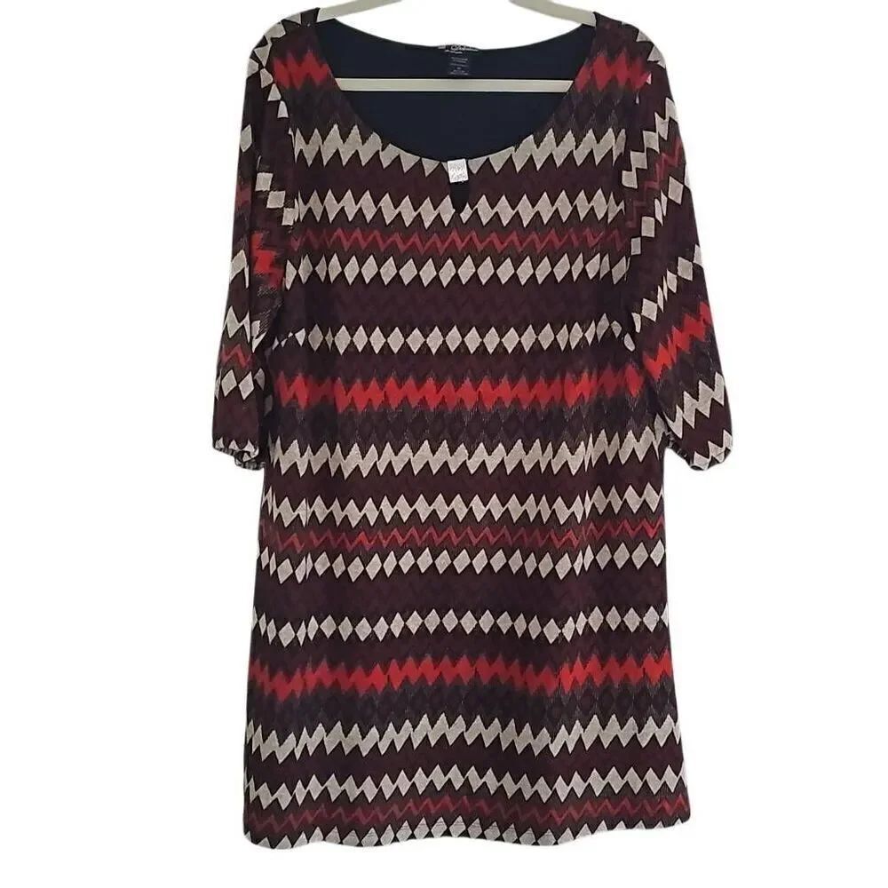 Delirious Los Angeles, 3/4 sleeves, mini dress. Size 3X, please read the details